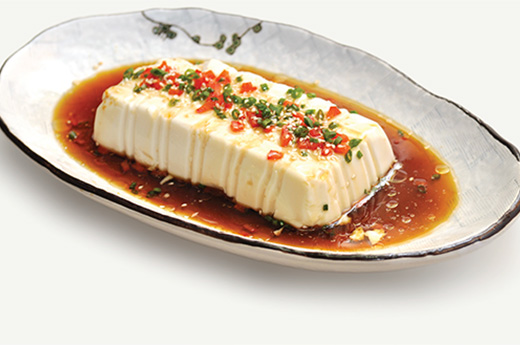 Tofu à la sauce de l’ail